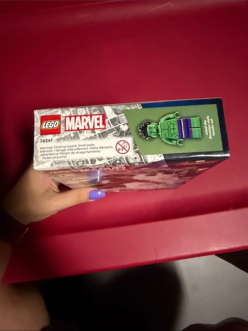 Lego Marvel Hulk Mech Armor Building Set - Green, Purple, Black